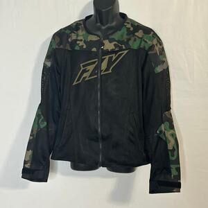 Fly Racing Armored Mesh Jacket Camo Black Motorcycle Riding XL utility  NWOT